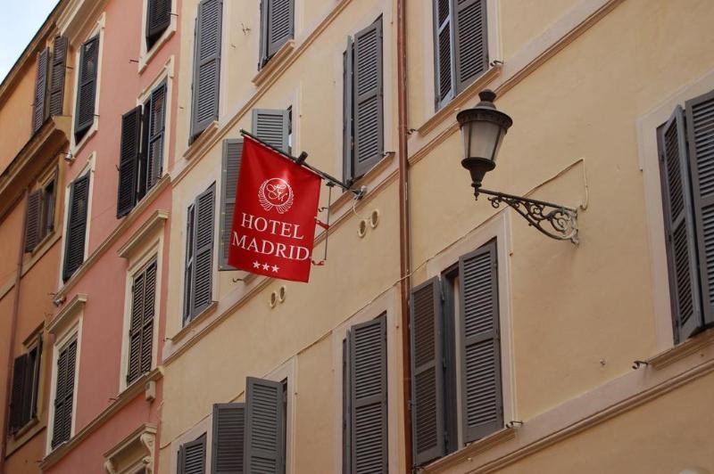 Hotel Madrid Rome Bagian luar foto